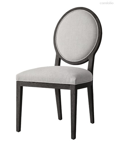 Чёрный стул из дуба Эври, цвет черный - Louvre Home