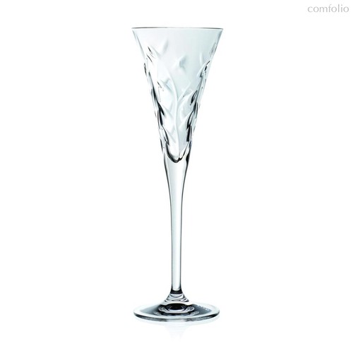 Бокал-флюте для шампанского 120 мл хр. стекло Style Laurus RCR Cristalleria 6 шт. - RCR Cristalleria Italiana