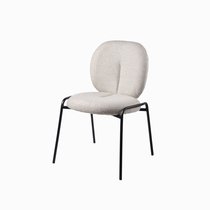 Обеденный стул Lunea, цвет молочный/черный - Cosmo Red