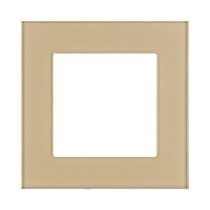 Рамка 1-постовая, стекло золотой Kollinger Asthetik AS1GD - Kollinger