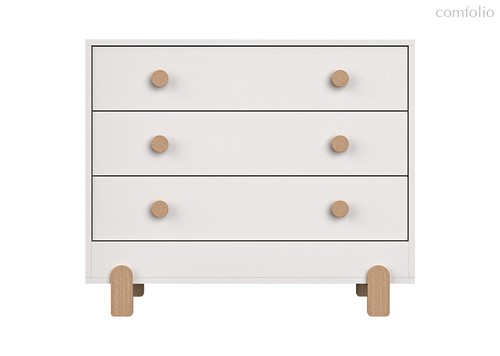 Комод Ice-cream 3 ящика (белый) - Ellipse