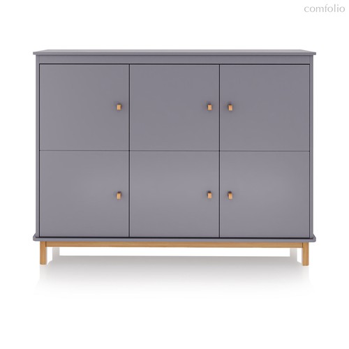 Шкаф Classic низкий (серый), цвет серый - Ellipse