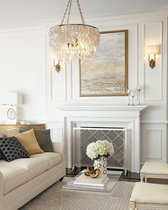 Золотая люстра Агата, цвет золотой - Louvre Home