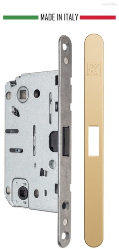 Замок межкомнатный магнитный KOBLENZ SPINOFF WC96 KM.003.CM.A.4.COV.OS с доводчиком OS мат. золото - Koblenz