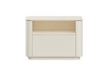 Тумба прикроватная Tammi 1 полка 1 ящик ширина 50 см (молочный) - Ellipse