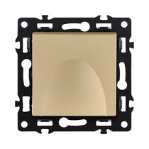 Розетка штепсельная SCHUKO 16A/250 В с крышкой, золотой Kollinger Asthetik AS-015GD - Kollinger