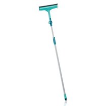 Щетка Leifheit W&F Cleaner L для мытья окон с губкой и телескопической ручкой, 130-210см - Leifheit