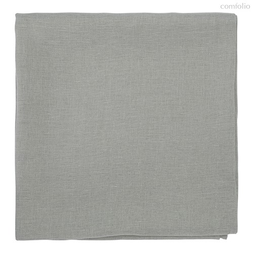 Скатерть из стираного льна серого цвета из коллекции Essential, 150х250 см - Tkano