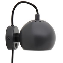 Лампа настенная Ball, d12 см, темно-серая матовая - Frandsen