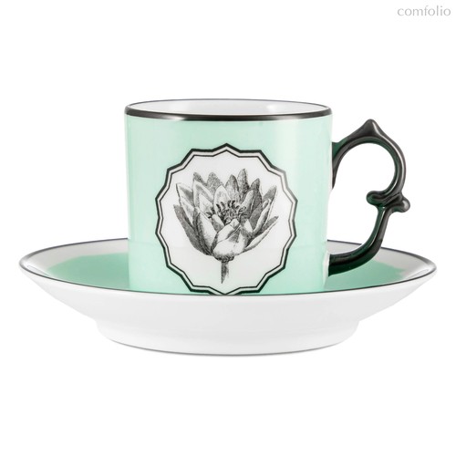 Чашка кофейная с блюдцем Vista Alegre Гербарий 100 мл, фарфор - Vista Alegre