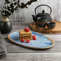 Блюдо овальное 28*18,3 см h2,1 см Blue Panasia P.L. Proff Cuisine - P.L. Proff Cuisine