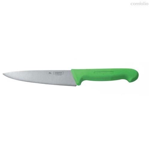 Нож PRO-Line поварской, зеленая пластиковая ручка, 16 см, P.L. Proff Cuisine - P.L. Proff Cuisine