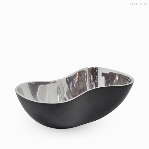Миска Мetallic, цвет черный - Cosmo