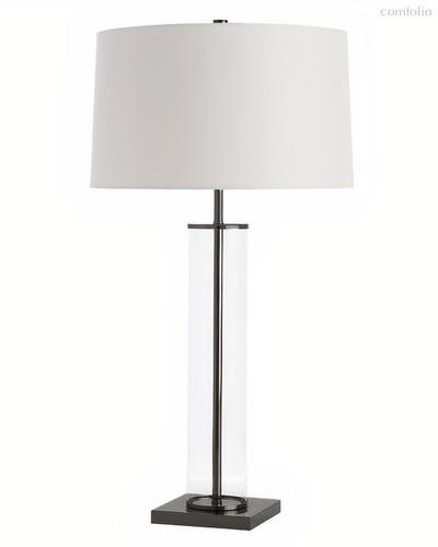 Черная настольная лампа Томас, цвет черный - Louvre Home