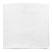 Скатерть белого цвета с фактурным жаккардовым рисунком из хлопка из коллекции Essential, 180х180 см - Tkano