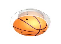 Donolux BABY настенно-потолочный светильник, декор баскетбол, разноцветное стекло, диам 32см, выс 11 - Donolux