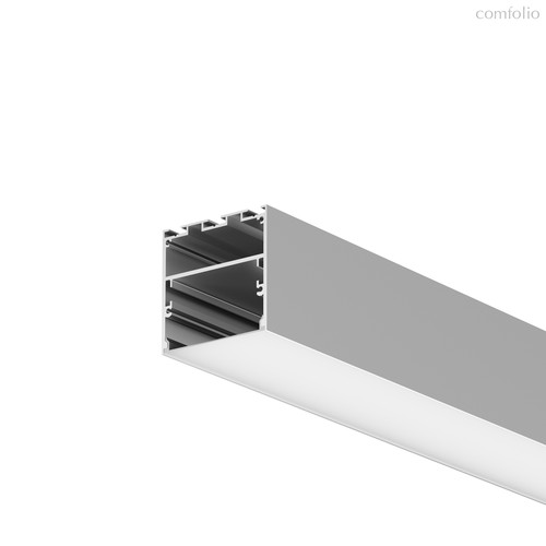 Алюминиевый профиль накладной-подвесной 50x50 (Серебро, 3 м), ALM-5050T-S-3M 633007 - Maytoni
