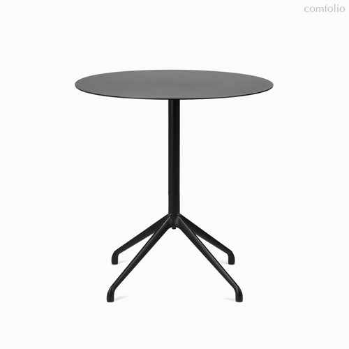 Обеденный стол On tiptoe диаметр 70, цвет черный - Cosmo