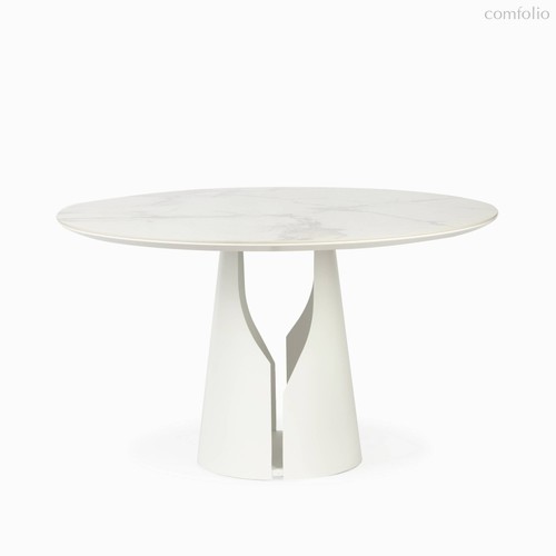 Обеденный стол Giano диаметр 120, цвет белый - Cosmo Red