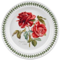 Тарелка обеденная Portmeirion "Ботанический сад.Розы. Ароматное облако красная роза" 25см - Portmeirion