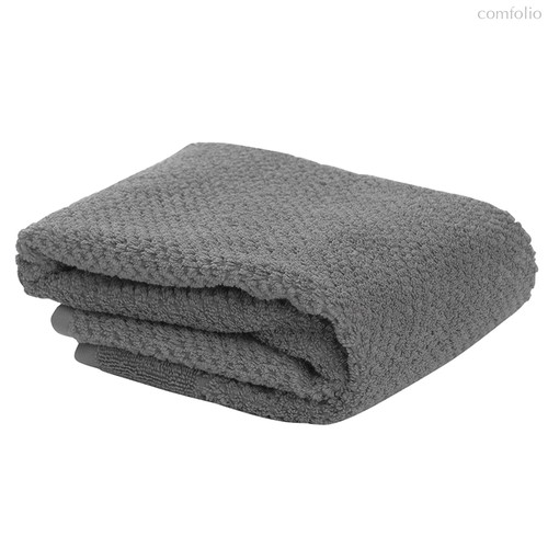 Полотенце для рук фактурное серого цвета из коллекции Essential - Tkano