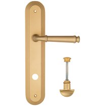 Дверная ручка на планке Fratelli Cattini FARFALLA WC-2 PL288-BS матовая латунь - Fratelli Cattini