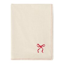 Скатерть Fancy Bows бежевого цвета из коллекции Essential, 180х240 см - Tkano