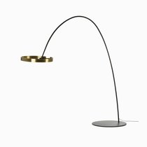 Торшер Adriana диаметр 50, цвет желтый/золотой - Cosmo