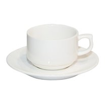 Чайная пара Barista (Бариста) 200 мл 4 шт., цвет белый - P.L. Proff Cuisine