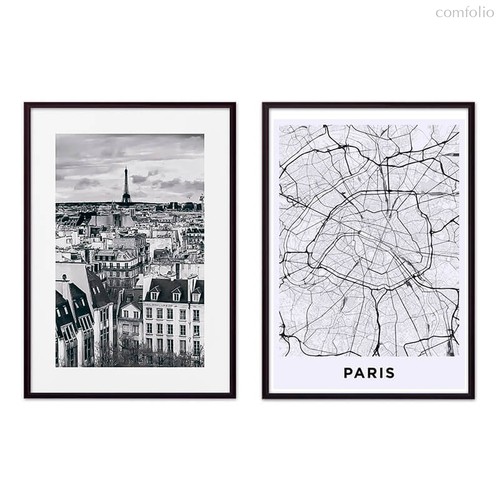 Коллаж Париж №14, 21x30 см - Dom Korleone