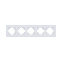 Рамка 5-постовая, белый Kollinger Eleganz Acryl EA5WH - Kollinger