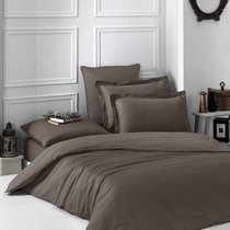 Постельное белье Karna Loft, однотонное, цвет коричневый, 1.5-спальный - Bilge Tekstil