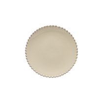 Тарелка круглая Pearl Cream PEP222-CRM (PEP222-03317R), цвет кремовый, 22 см - Costa Nova