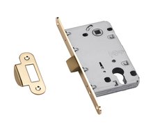 Защёлка под ключевой цилиндр с пластиковым язычком LP 5112CL B, золото блестящее - Archie
