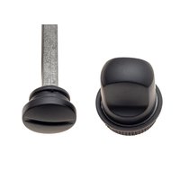 Фиксатор поворотный на круглом основании Fratelli Cattini WC-1 1FS-NM матовый черный - Fratelli Cattini