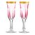 Набор фужеров для шампанского Moser Леди Гамильтон 140 мл, 2 шт, розовый, п/к - Moser