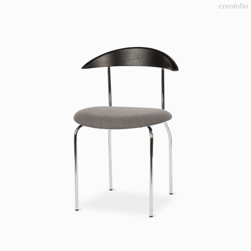 Обеденный стул Dina, цвет серый/хром/черный - Cosmo