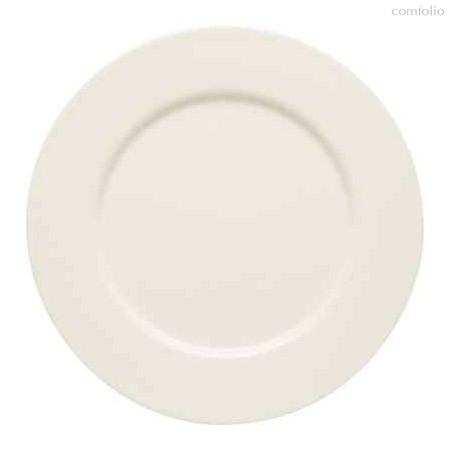 Тарелка круглая плоская 22 см, с бортом, Purity, 22 см - Bauscher