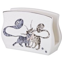 САЛФЕТНИЦА КОТИКИ 12x4 см ВЫСОТА 8 см