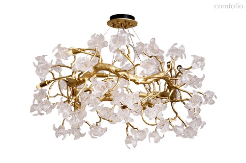 Люстра Флора (Flora) d.80x45 см, металл цвет золото - Garda Decor
