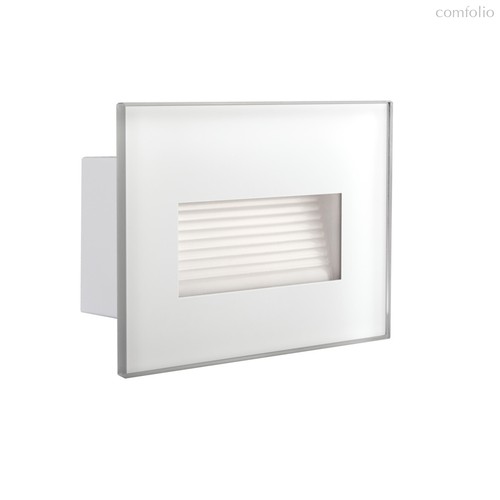 Подсветка лестниц уличная: Cветильник для лестницы встраиваемый GLASI LED 3W P 4000K W - Kanlux