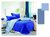 Синева - комплект постельного белья, цвет синий, Семейный - Valtery