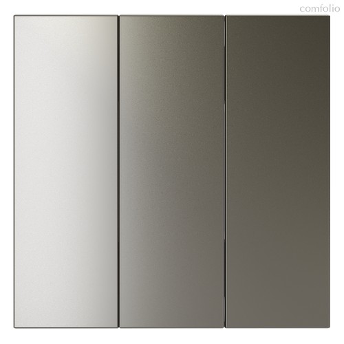 Клавиши для выключателя/переключателя трехклавишного, S70 шелк - Voltum