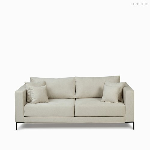 Диван Newton ширина 230, цвет бежевый/черный - Cosmo Red