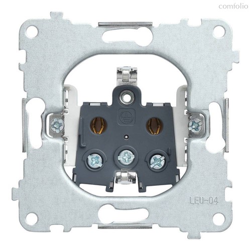 Механизм розетки 2к+з с винтовым подключением - Rikett