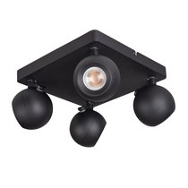 Споты потолочные настенные: Споты черные GALOBA EL-4OxGU10 B - Kanlux