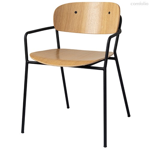 Стул с подлокотниками Torfrid, светлый орех - Bergenson Bjorn