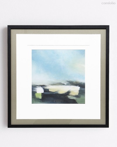 Интерьерная картина Summer coast, цвет голубой - Louvre Home