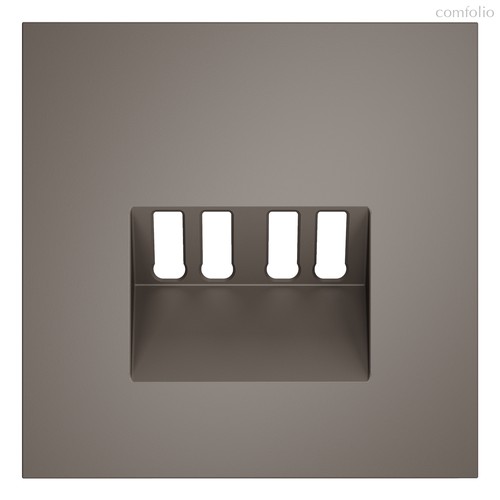 Накладка для розетки акустической 4-местной , S70 капучино - Voltum