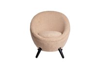 Кресло иск. каракуль розовый 79x83x83см - Garda Decor
